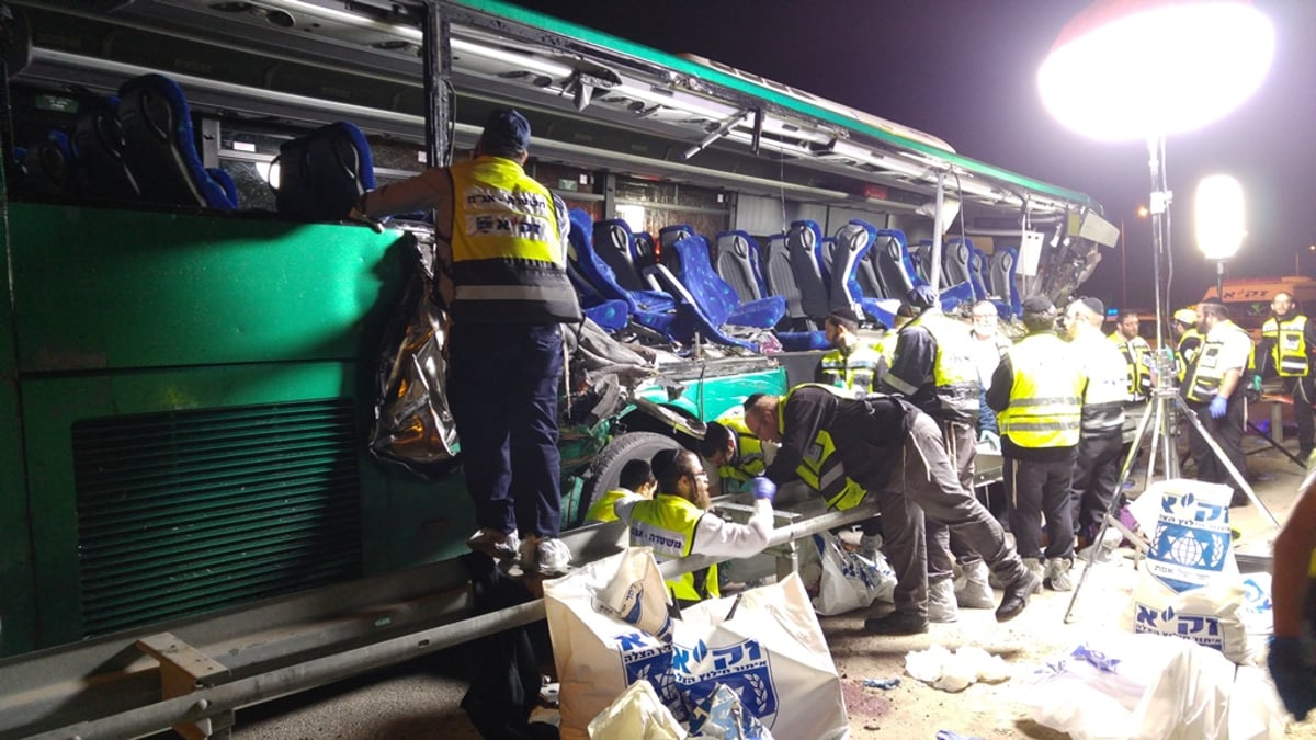 תיעוד מדמם: כך נראתה הזירה הקשה ב"אסון 402"