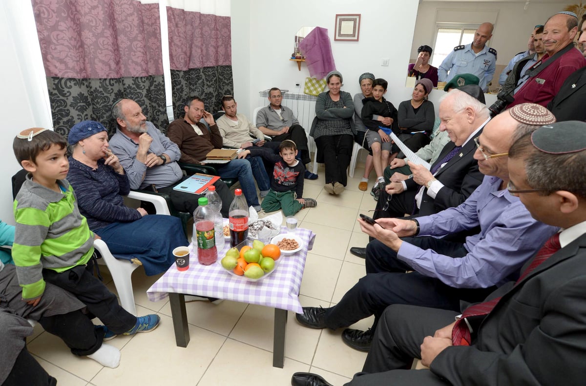 הנשיא ריבלין ניחם את משפחת אליאב גלמן: "איש אמונה"