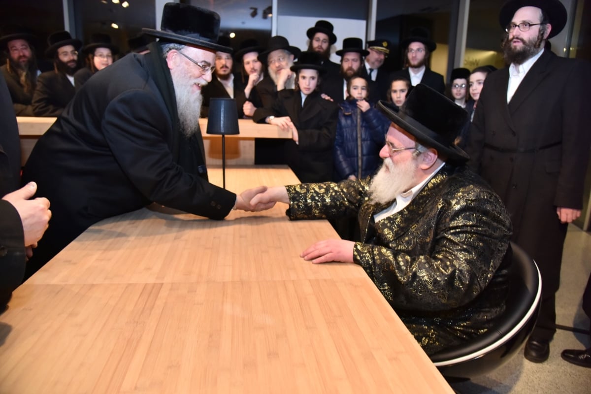 גלריה מסכמת: האדמו"ר מויז'ניץ כבש את אנטוורפן