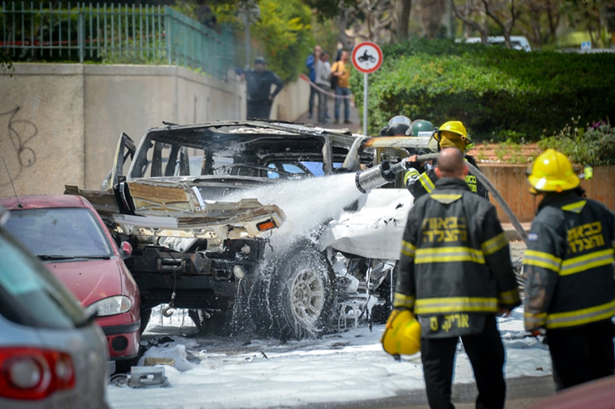 חיסול בתל אביב: בן 40 נרצח בפיצוץ מכוניתו