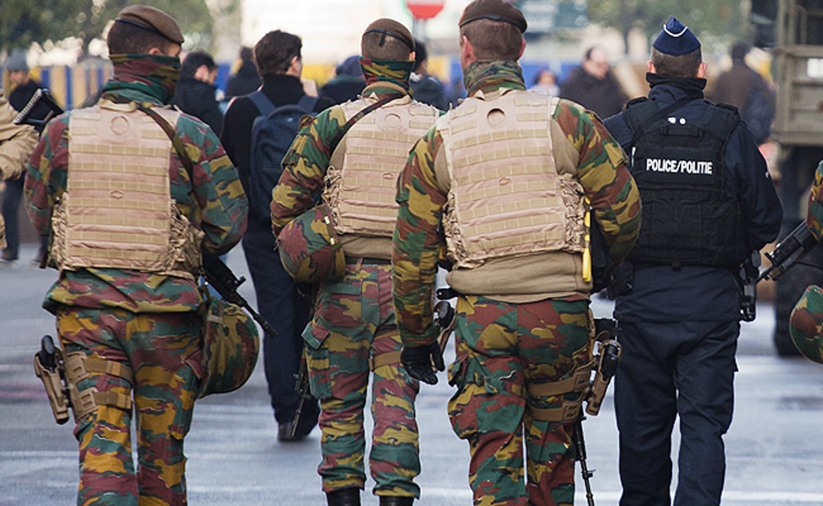 קרב יריות ופצועים במבצע נגד הטרור בבריסל