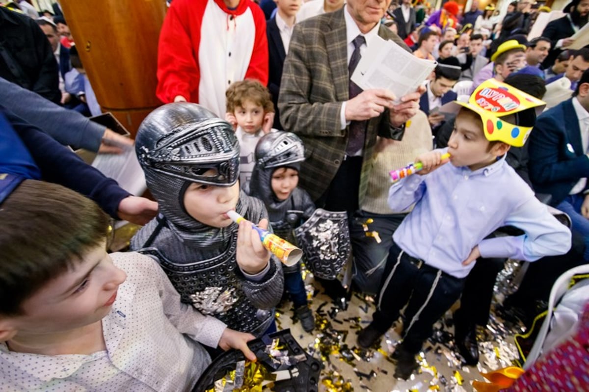 גלריה: כך חגגו בבירת רוסיה את פורים