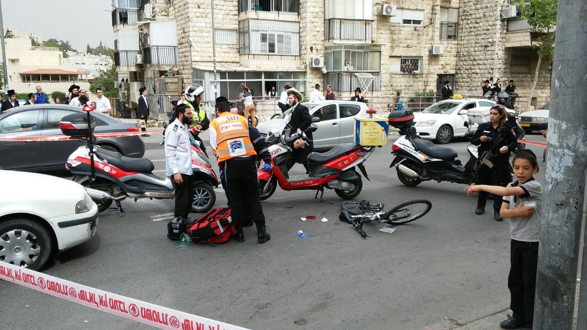 שמואל הנביא: ילד בן 10 נדרס למוות בעת שרכב על אופניו