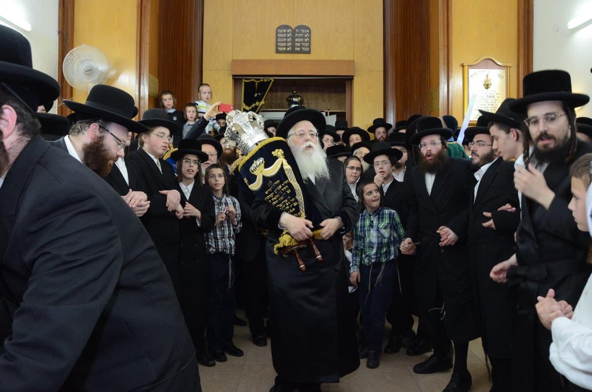 הכנסת ספר תורה ל"שאץ ויז'ניץ בחיפה • צפו