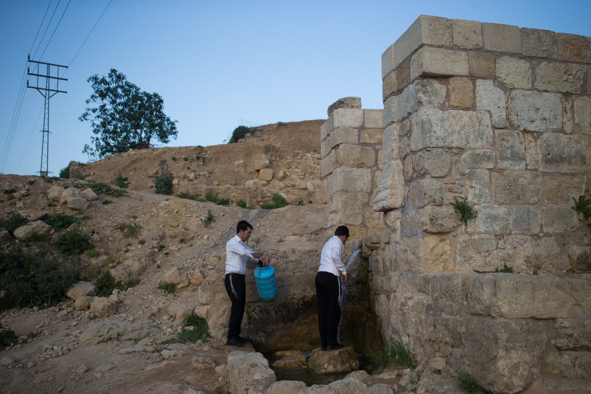 תיעוד: שאיבת "מים שלנו" בהרי ירושלים