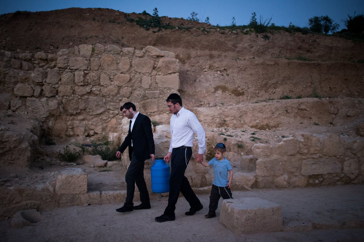 תיעוד: שאיבת "מים שלנו" בהרי ירושלים