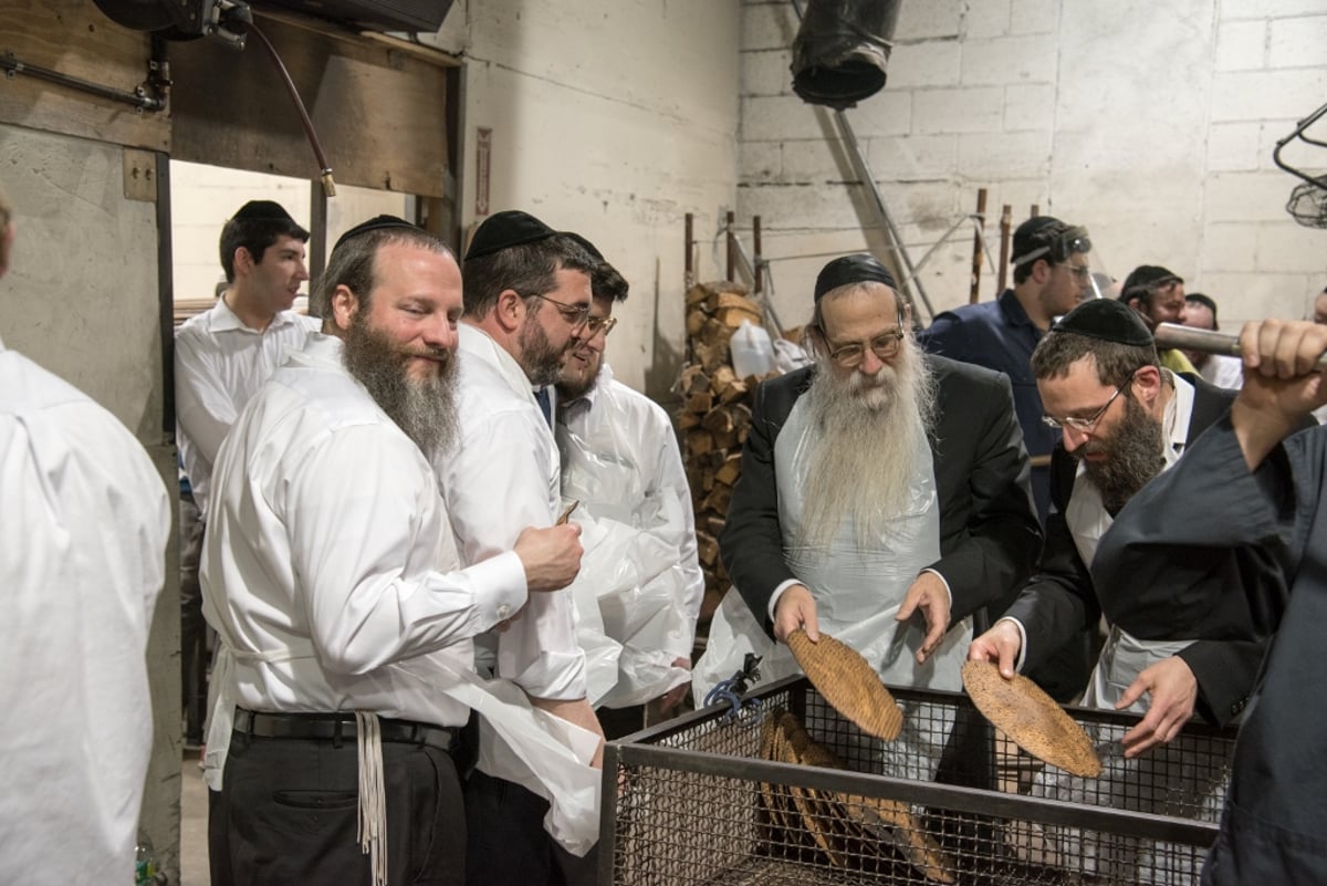 גלריה: ראש ישיבת ליקווד באפיית מצות