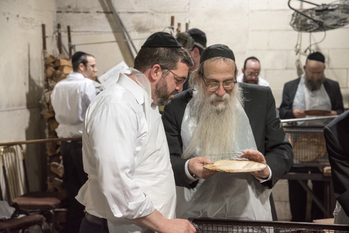 גלריה: ראש ישיבת ליקווד באפיית מצות