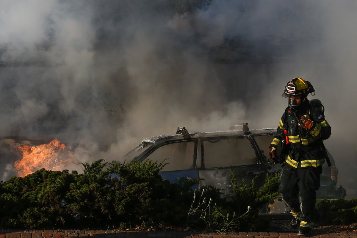 דם, אש ועשן: תיעוד מזירת הפיגוע בירושלים