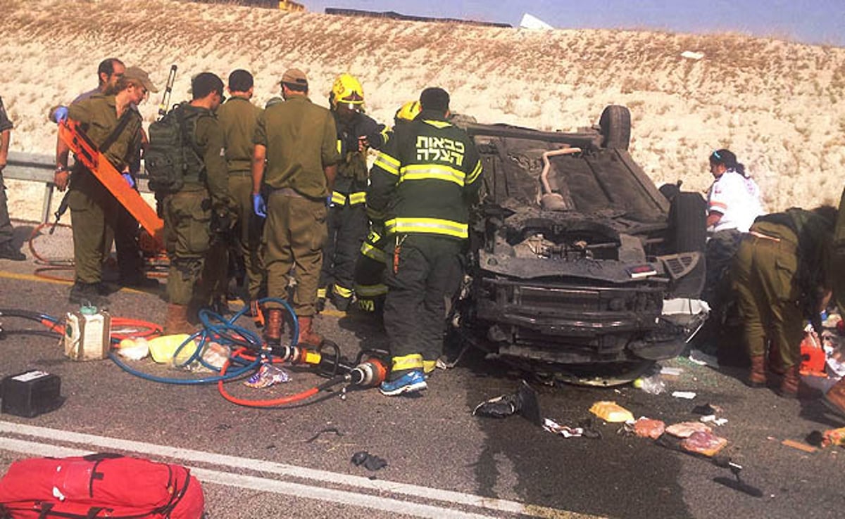 אסון בערב חג: חרדי נהרג בהתנגשות עם רכב פלסטיני