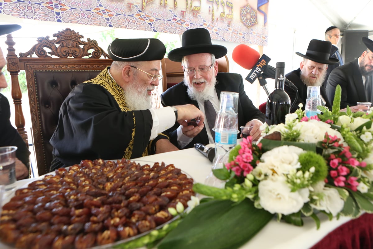 'הקבלת פני רבו' לרבה של ירושלים הראשל"צ הגר"ש עמאר