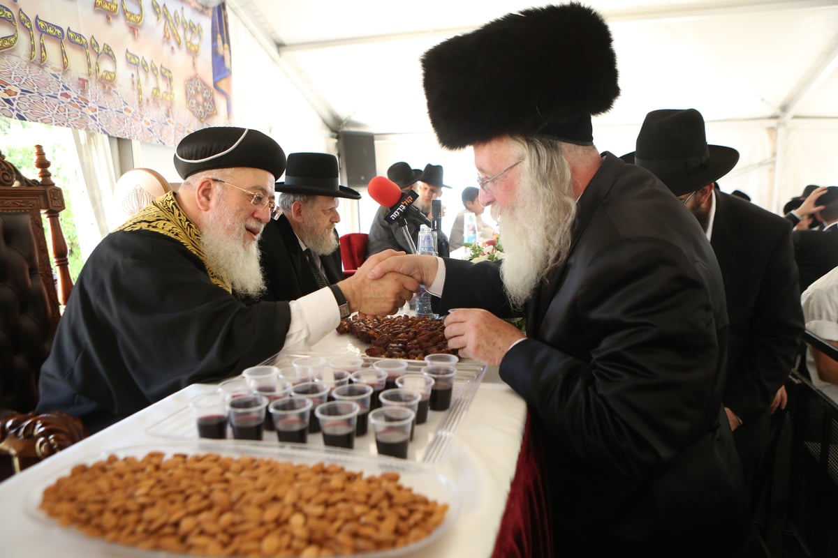 'הקבלת פני רבו' לרבה של ירושלים הראשל"צ הגר"ש עמאר