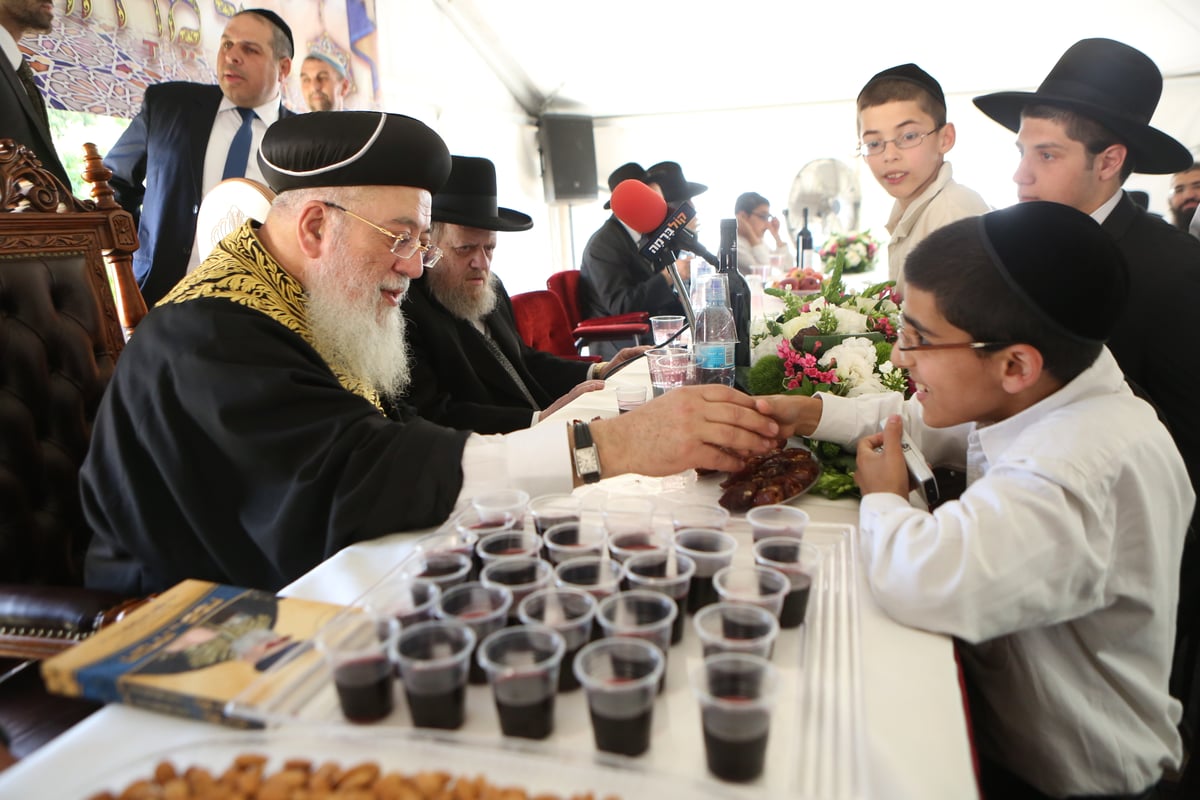 'הקבלת פני רבו' לרבה של ירושלים הראשל"צ הגר"ש עמאר