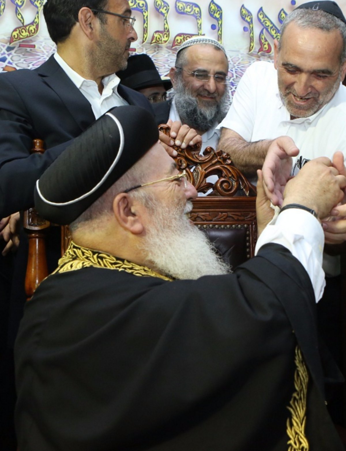 'הקבלת פני רבו' לרבה של ירושלים הראשל"צ הגר"ש עמאר