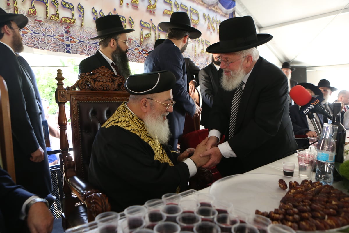 'הקבלת פני רבו' לרבה של ירושלים הראשל"צ הגר"ש עמאר