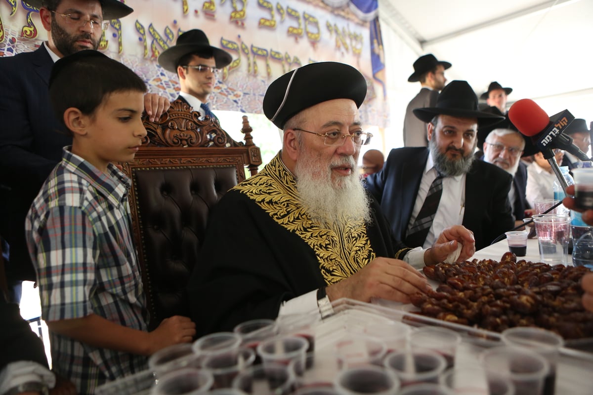 'הקבלת פני רבו' לרבה של ירושלים הראשל"צ הגר"ש עמאר