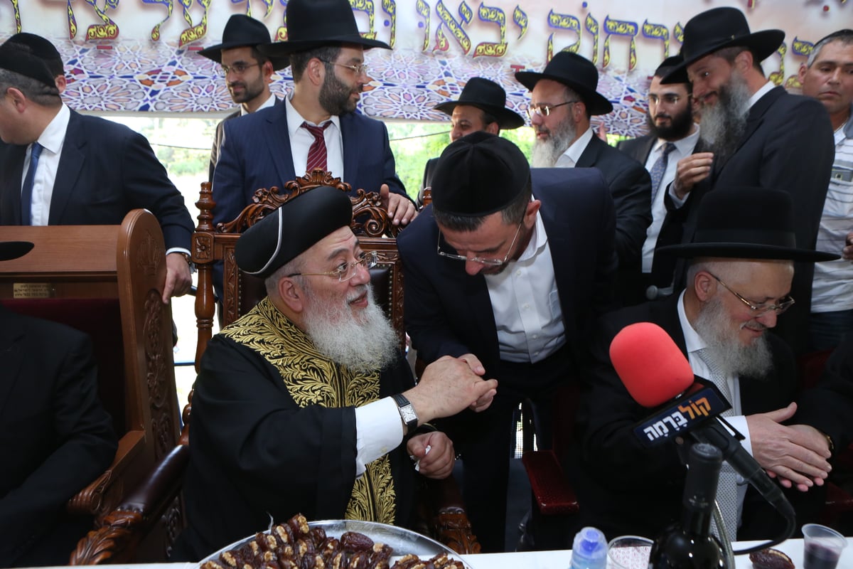 'הקבלת פני רבו' לרבה של ירושלים הראשל"צ הגר"ש עמאר