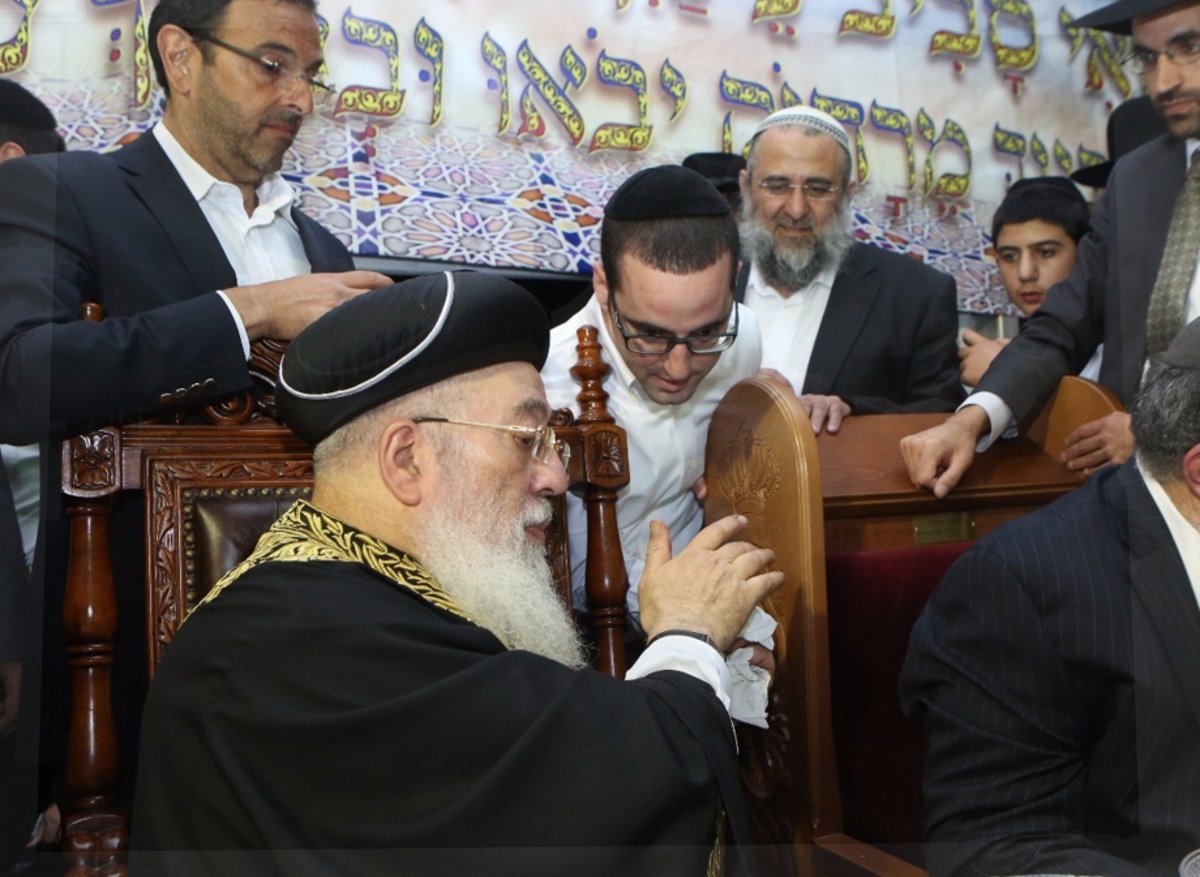 'הקבלת פני רבו' לרבה של ירושלים הראשל"צ הגר"ש עמאר