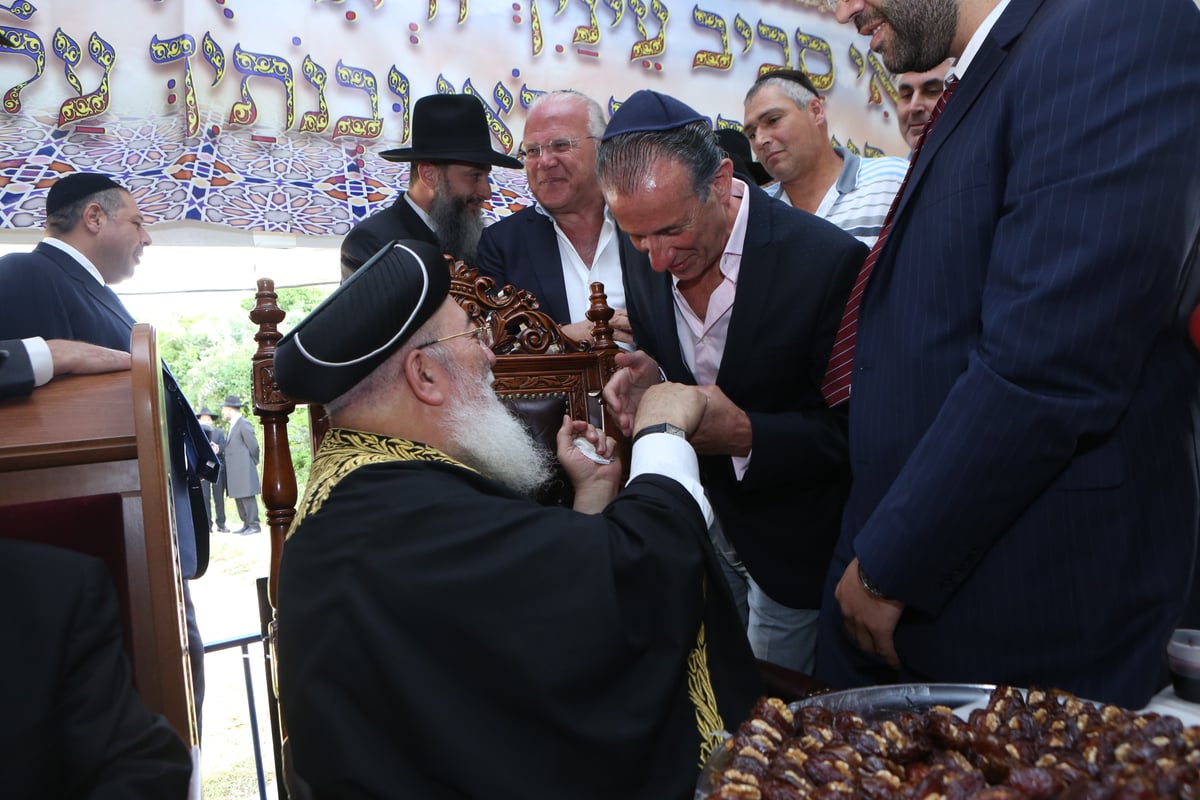 'הקבלת פני רבו' לרבה של ירושלים הראשל"צ הגר"ש עמאר