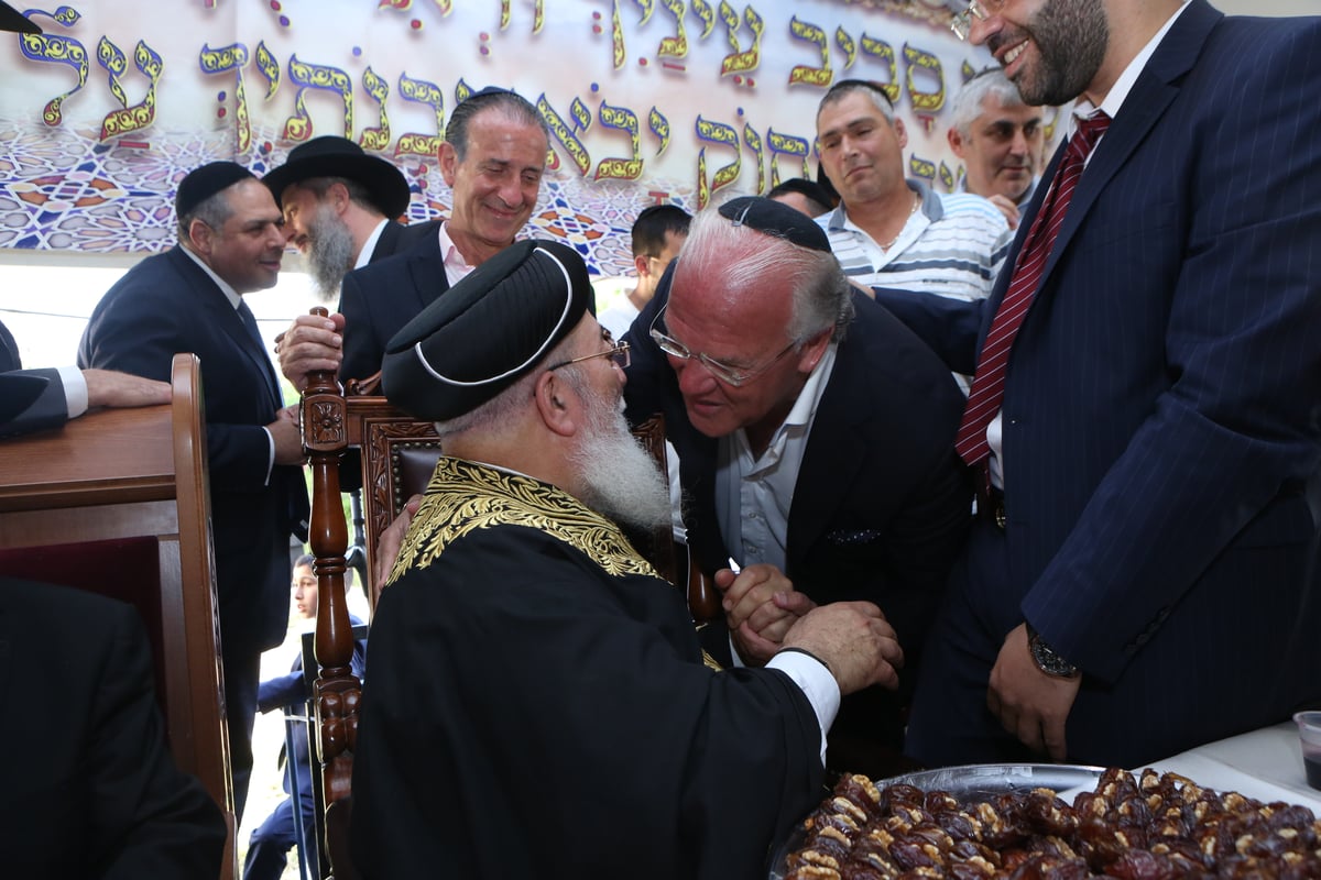 'הקבלת פני רבו' לרבה של ירושלים הראשל"צ הגר"ש עמאר