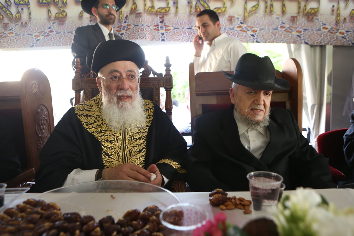 'הקבלת פני רבו' לרבה של ירושלים הראשל"צ הגר"ש עמאר