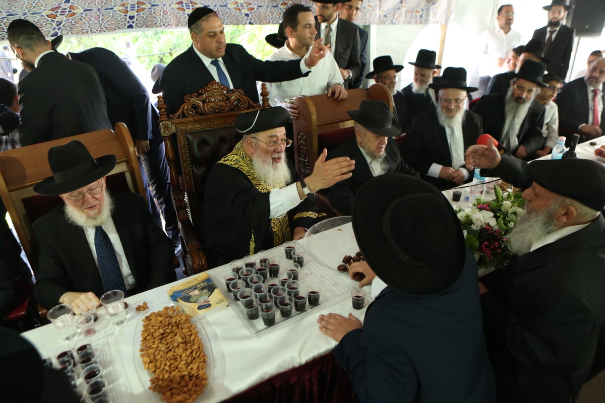 'הקבלת פני רבו' לרבה של ירושלים הראשל"צ הגר"ש עמאר