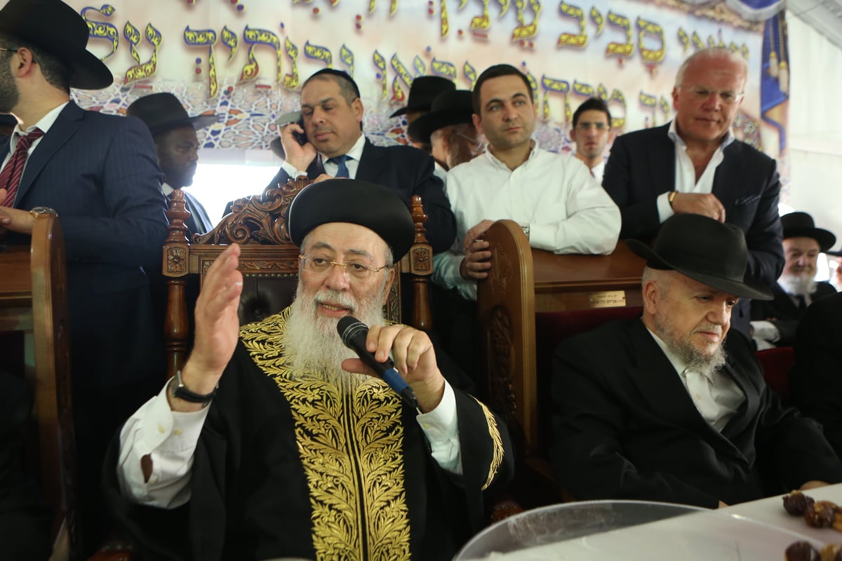 'הקבלת פני רבו' לרבה של ירושלים הראשל"צ הגר"ש עמאר