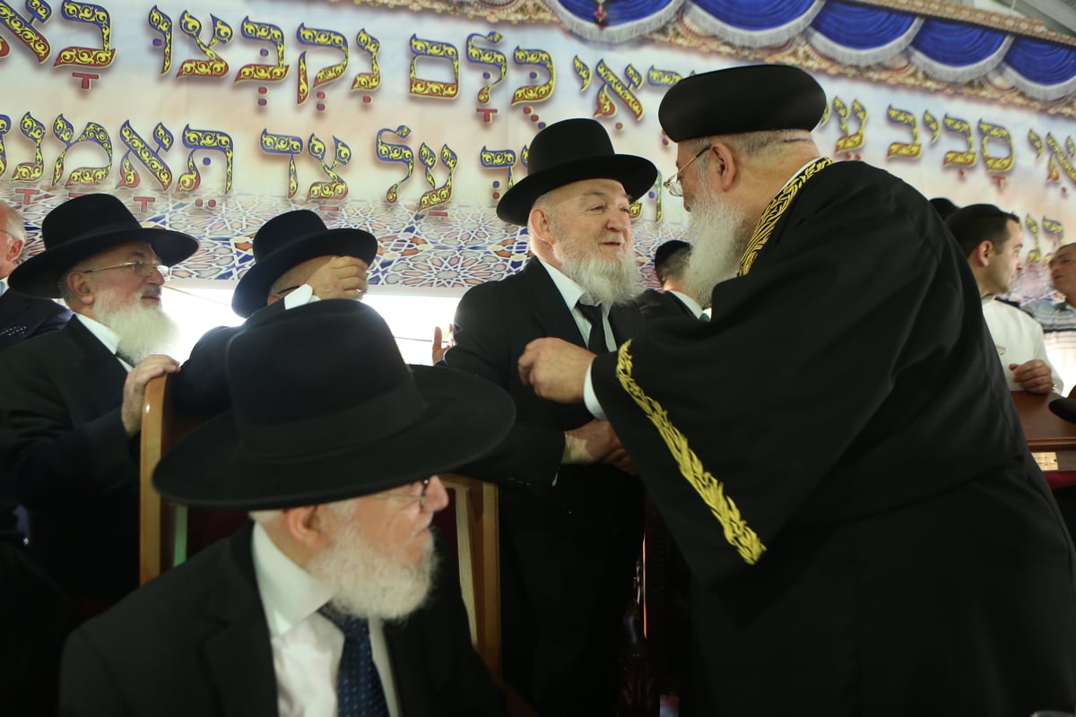 'הקבלת פני רבו' לרבה של ירושלים הראשל"צ הגר"ש עמאר