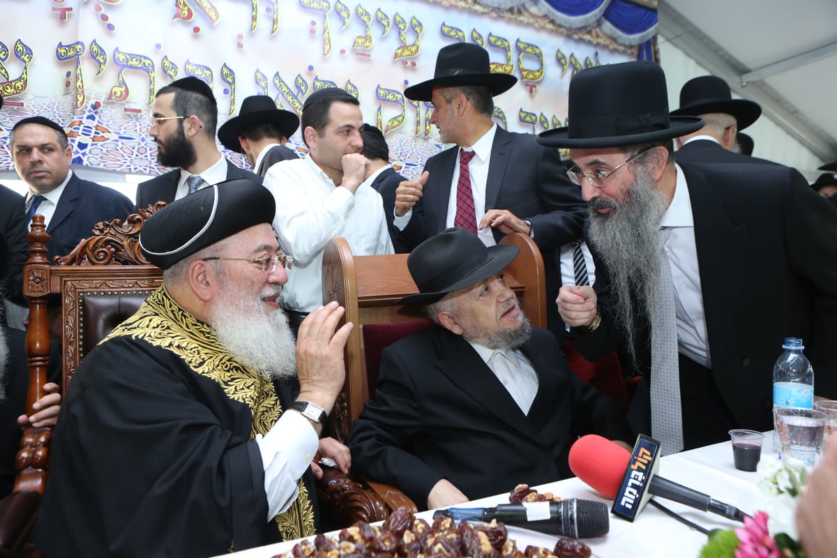 'הקבלת פני רבו' לרבה של ירושלים הראשל"צ הגר"ש עמאר