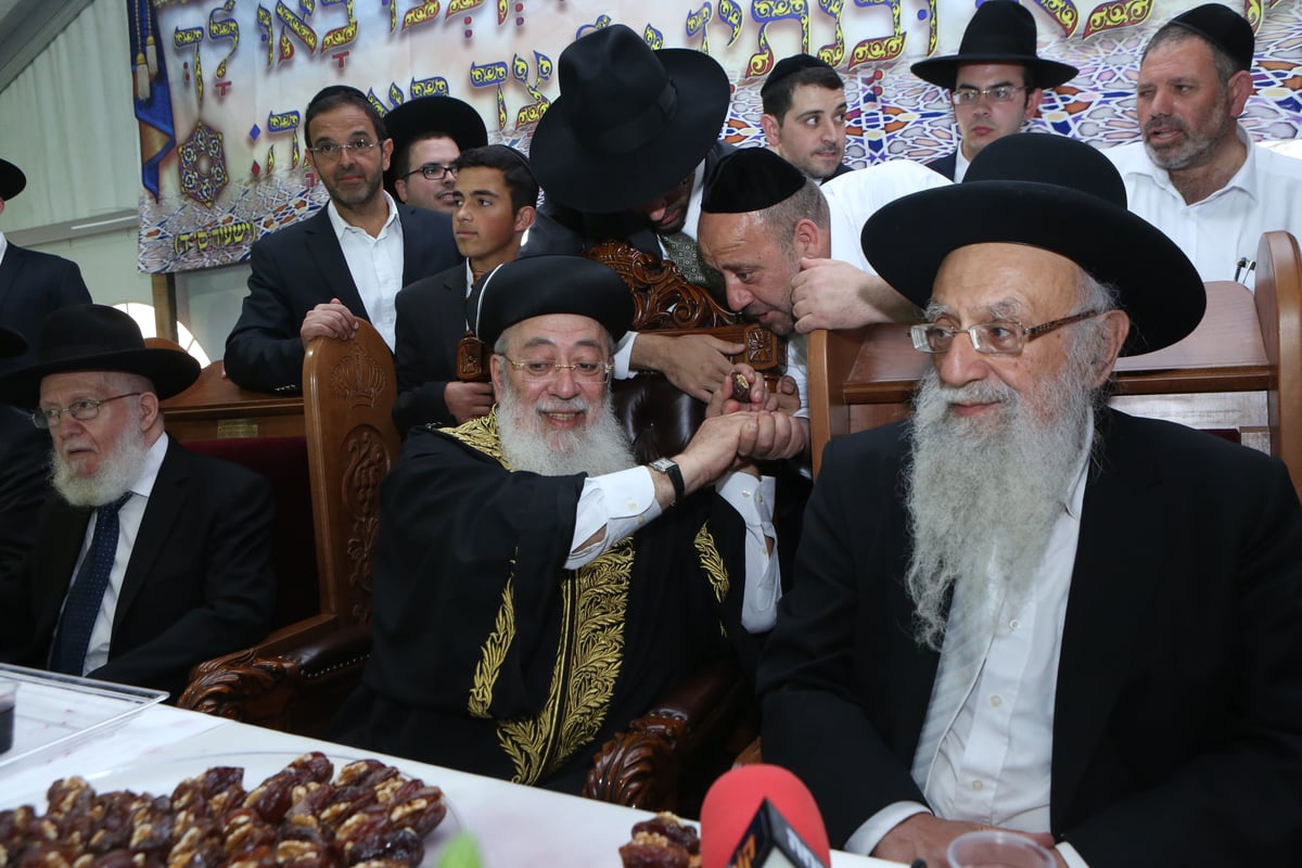 'הקבלת פני רבו' לרבה של ירושלים הראשל"צ הגר"ש עמאר