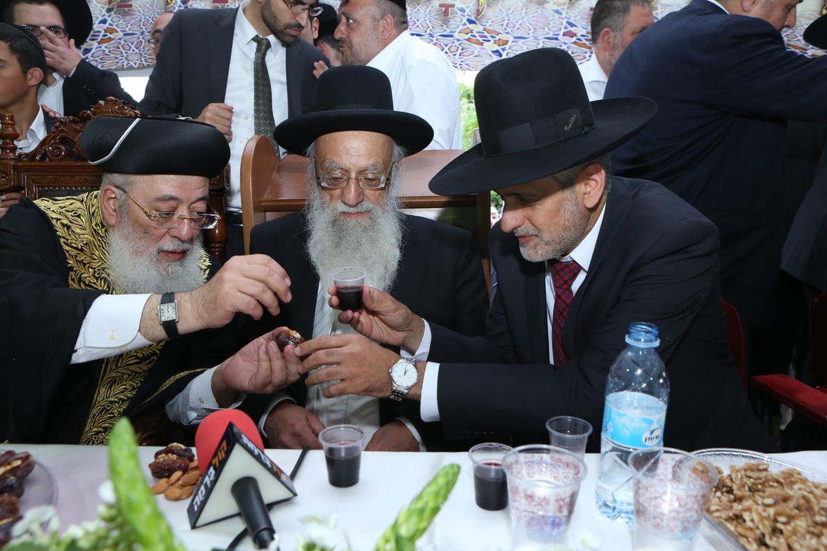 'הקבלת פני רבו' לרבה של ירושלים הראשל"צ הגר"ש עמאר