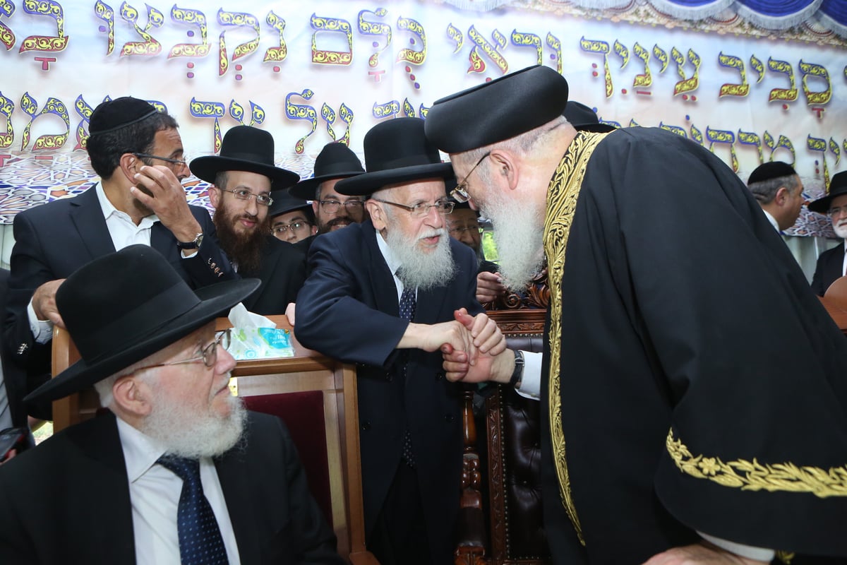 'הקבלת פני רבו' לרבה של ירושלים הראשל"צ הגר"ש עמאר