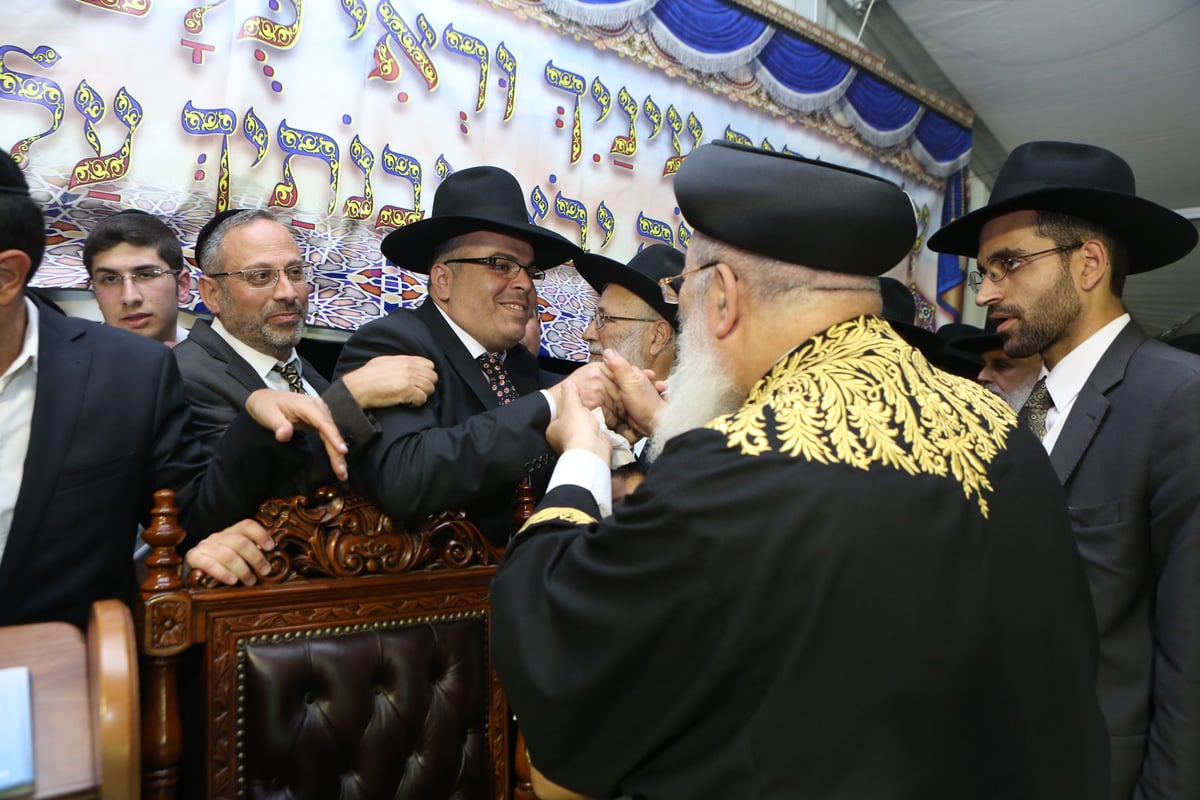 'הקבלת פני רבו' לרבה של ירושלים הראשל"צ הגר"ש עמאר