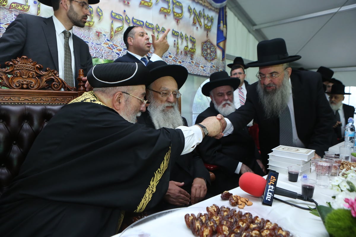 'הקבלת פני רבו' לרבה של ירושלים הראשל"צ הגר"ש עמאר