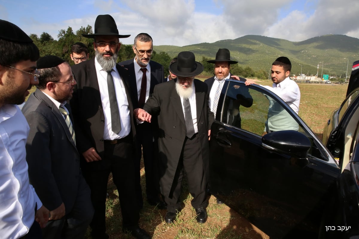 נשיא המועצת חיזק את אלפי בני הישיבות במירון