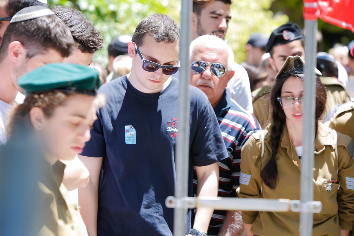 הגאון רבי אברהם יוסף השתתף בטקס יום הזיכרון