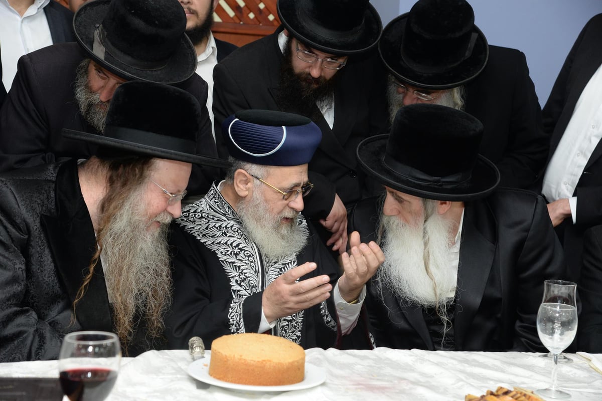 גדולי האדמו"רים בשבע ברכות לבת הראשון לציון הגר"י יוסף