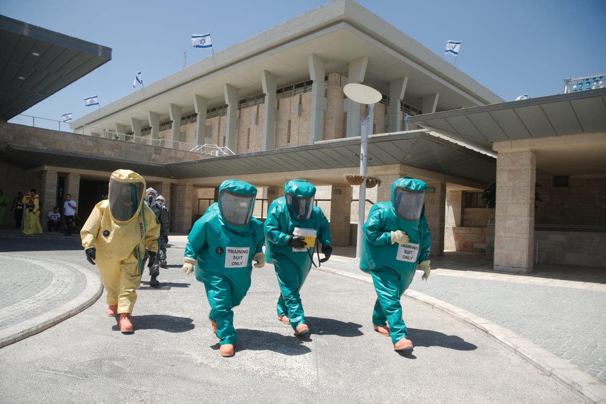 זה רק תרגיל: מתקפה כימית במשכן הכנסת