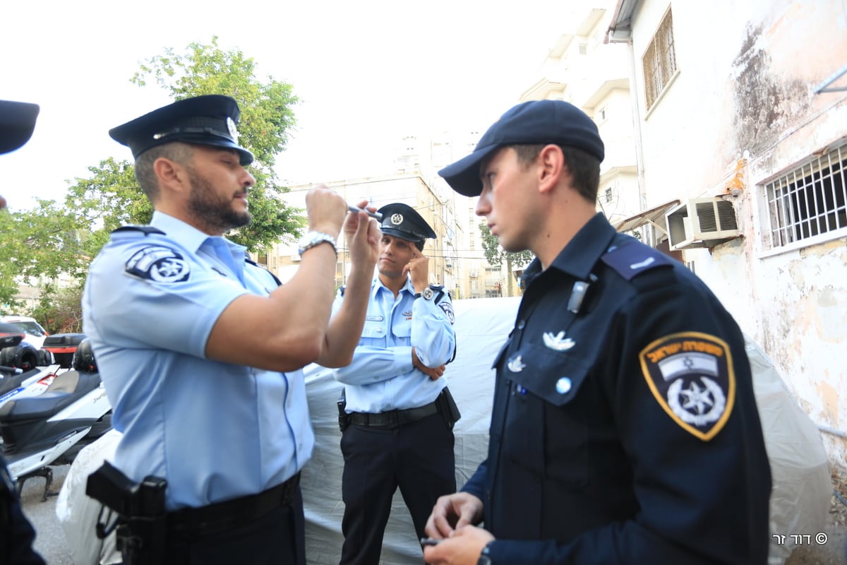 מפקד מרחב דן התרשם משוטרי בני ברק