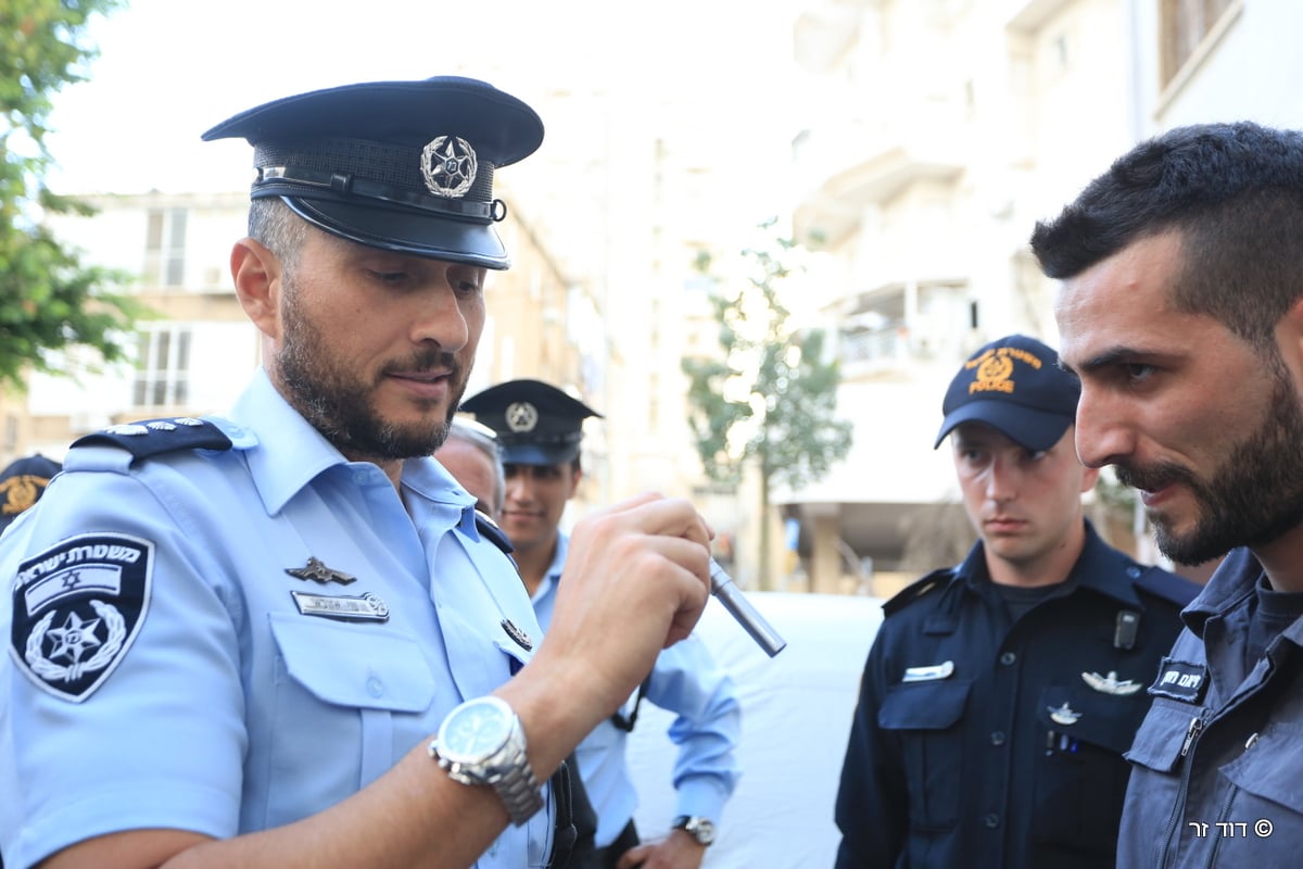 מפקד מרחב דן התרשם משוטרי בני ברק