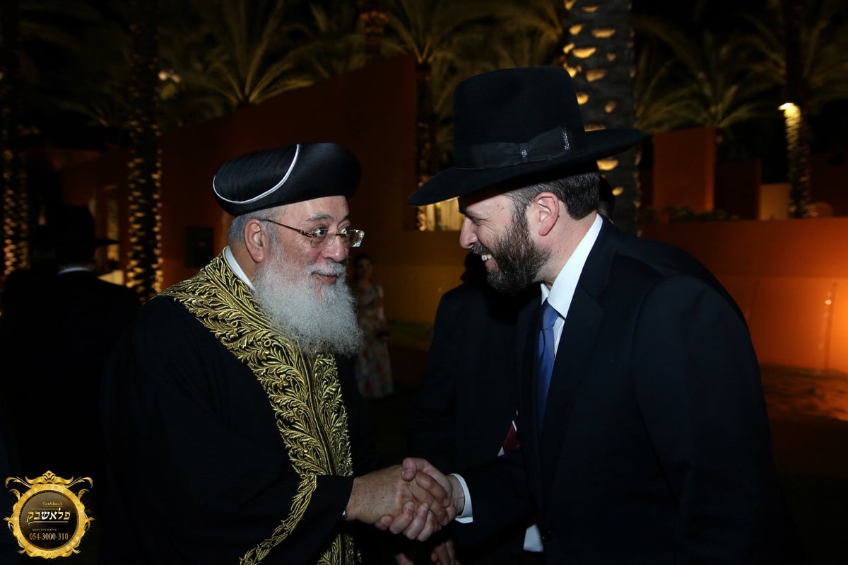 גלריה: שמחת נישואי נכד האדמו"ר רבי ברוך אבוחצירא