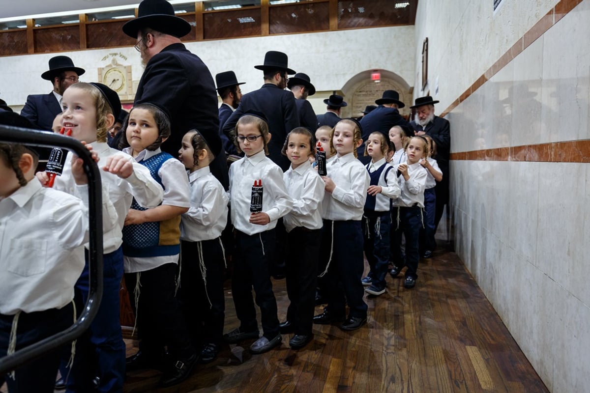 בורו פארק: 'חומש סעודה' לילדי כיתא א' בת"ת סאטמר