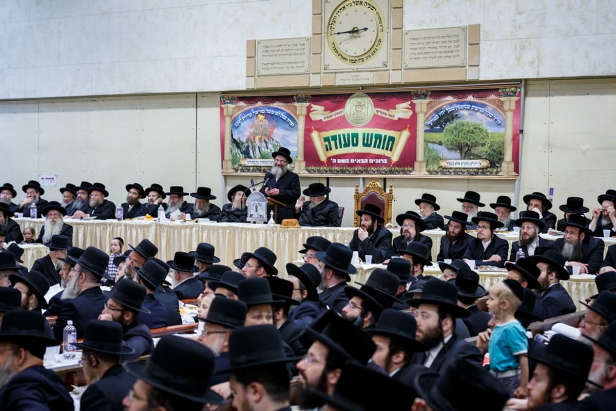 בורו פארק: 'חומש סעודה' לילדי כיתא א' בת"ת סאטמר