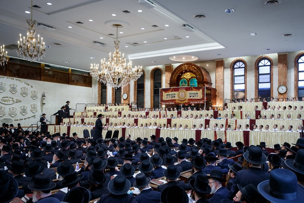 בורו פארק: 'חומש סעודה' לילדי כיתא א' בת"ת סאטמר