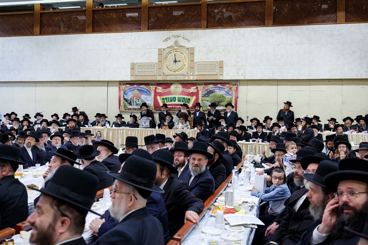 בורו פארק: 'חומש סעודה' לילדי כיתא א' בת"ת סאטמר