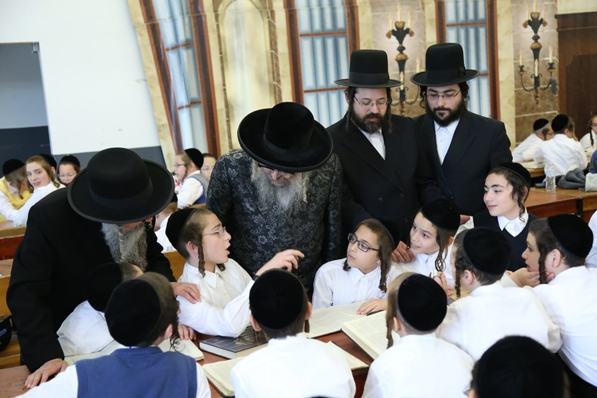 האדמו"ר מסאטמר הפתיע את התלמידים בקעמפ