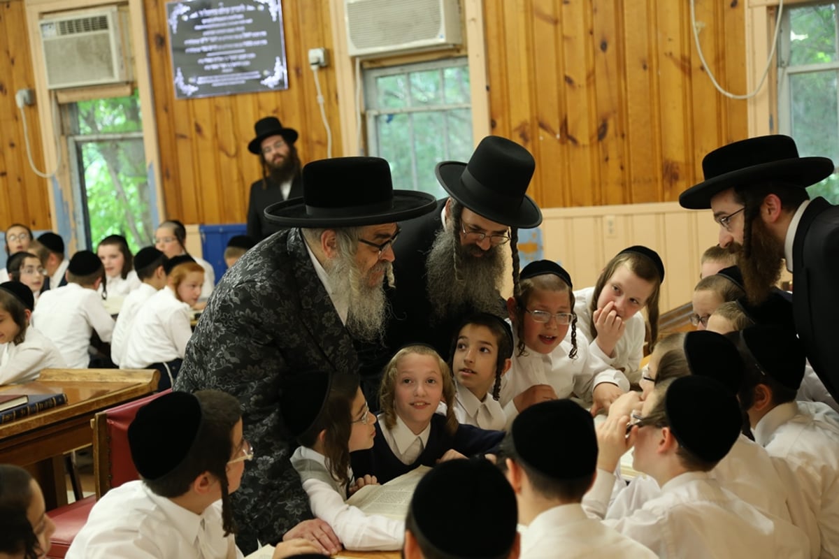 האדמו"ר מסאטמר הפתיע את התלמידים בקעמפ