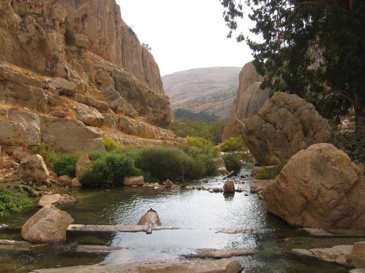 עין פרת. נחל זורם וברכות טבעיות בלי לנסוע יותר מדי.