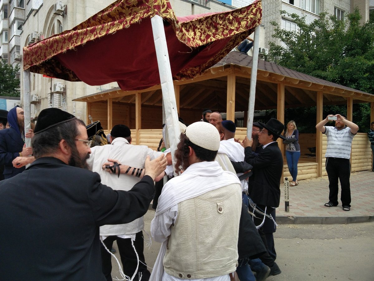 תיעוד ענק: כך מכניסים ספר תורה באומן