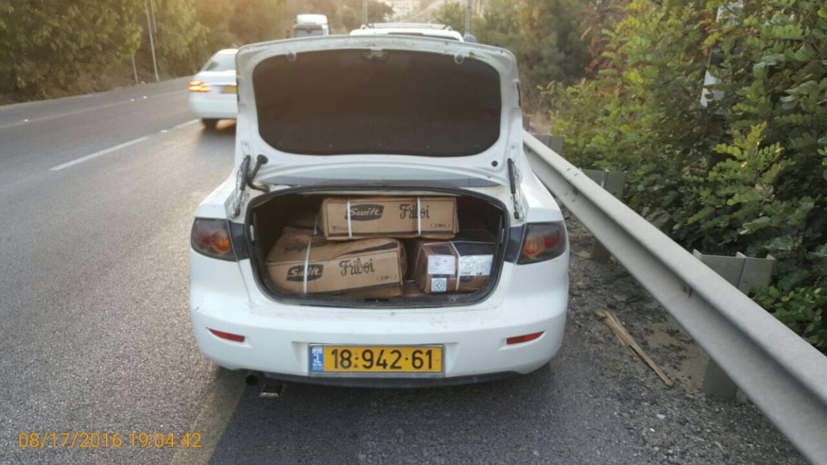 נתפס 300 ק"ג בשר מוברח משטחי הרשות הפלסטינית